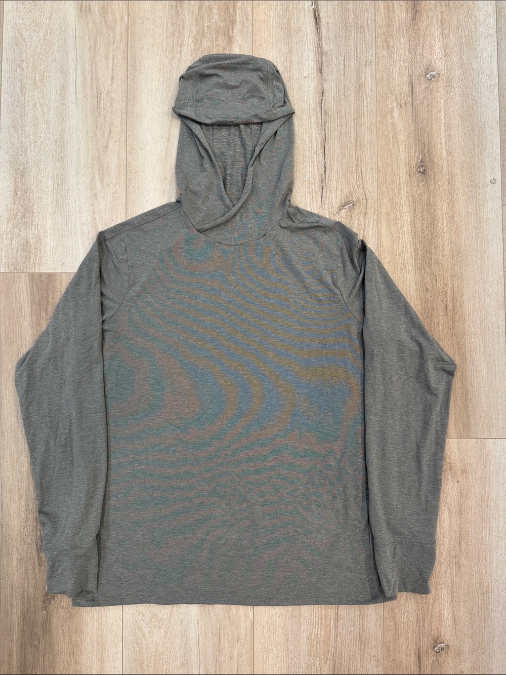 REI Co-Op Men's Lightweight base layer Hoodie- Slate Gray - Picture 1 of 7